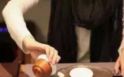 三才蓋碗的正確拿法，三才蓋碗抓碗法圖解