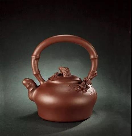 10種最美花器提梁壺，精美別致雕花紫砂壺!