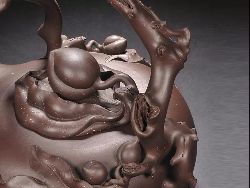 10種最美花器提梁壺，精美別致雕花紫砂壺!