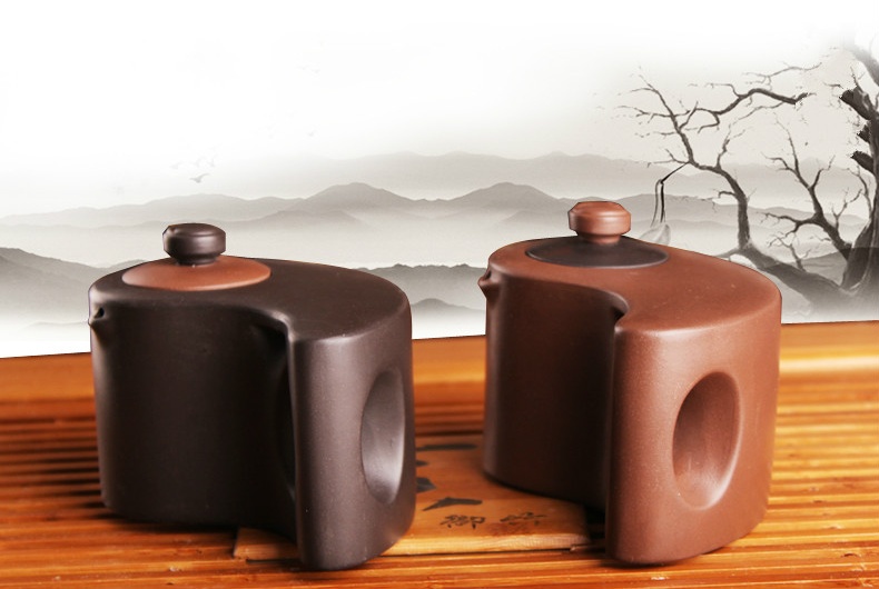 太極陰陽紫砂壺，創(chuàng)意格紫砂壺