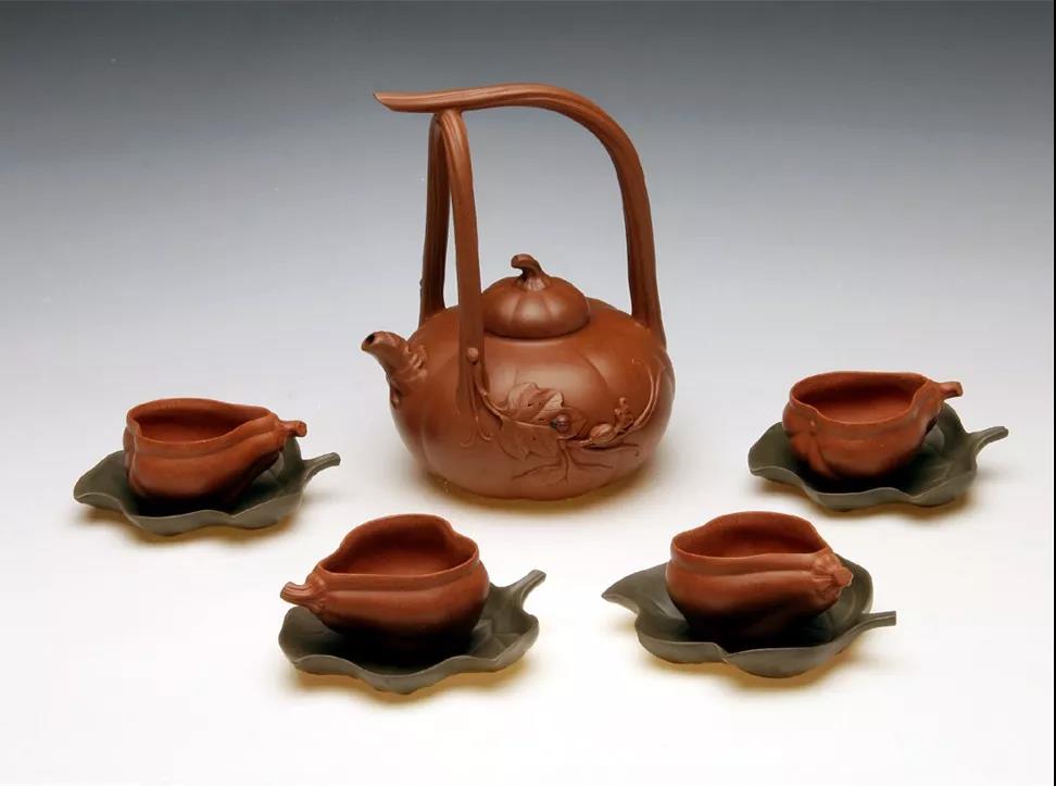 10種最美花器提梁壺，精美別致雕花紫砂壺!