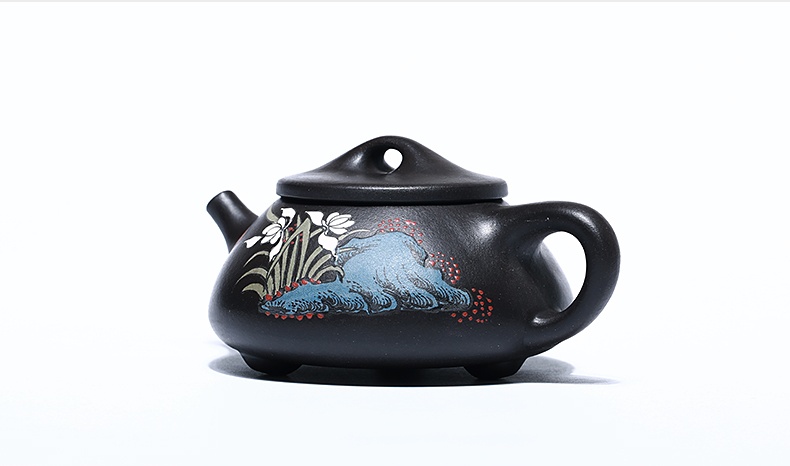 石瓢手工紫砂壺，精致典雅紫砂壺