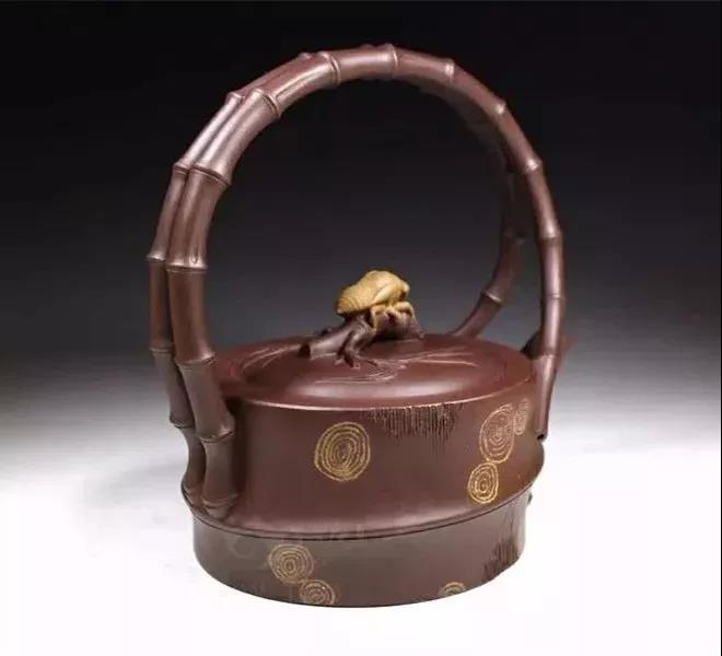 10種最美花器提梁壺，精美別致雕花紫砂壺!