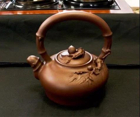 10種最美花器提梁壺，精美別致雕花紫砂壺!