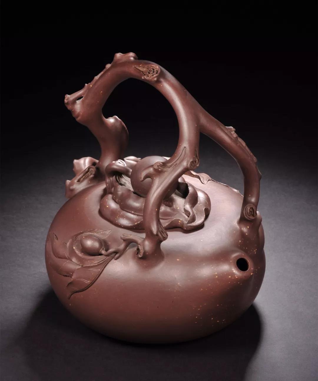 10種最美花器提梁壺，精美別致雕花紫砂壺!