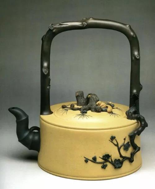 10種最美花器提梁壺，精美別致雕花紫砂壺!