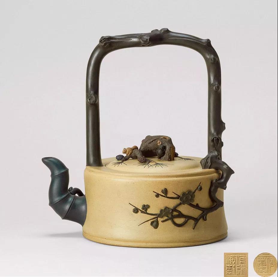 10種最美花器提梁壺，精美別致雕花紫砂壺!